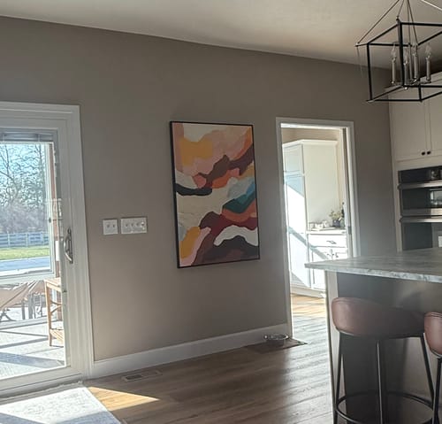 Customer review photo for Colorful Painting #CA056