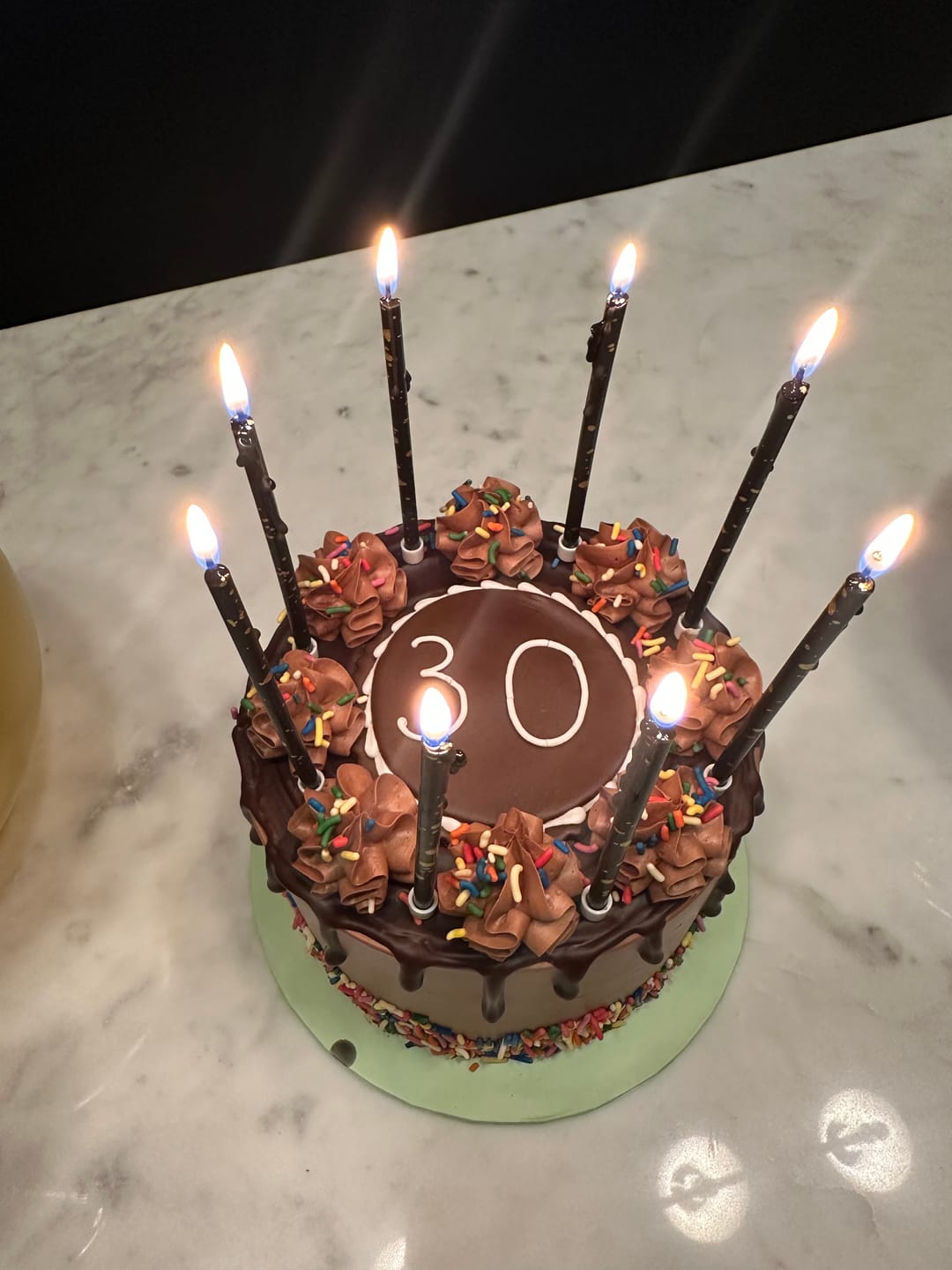 Customer photo review of Chocolate Birthday Cake