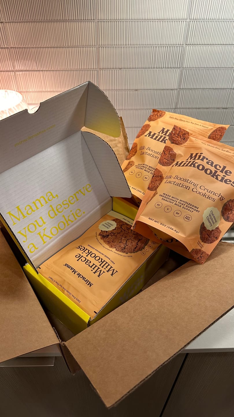 Customer photo review of The Milkookies Lactation Starter Kit