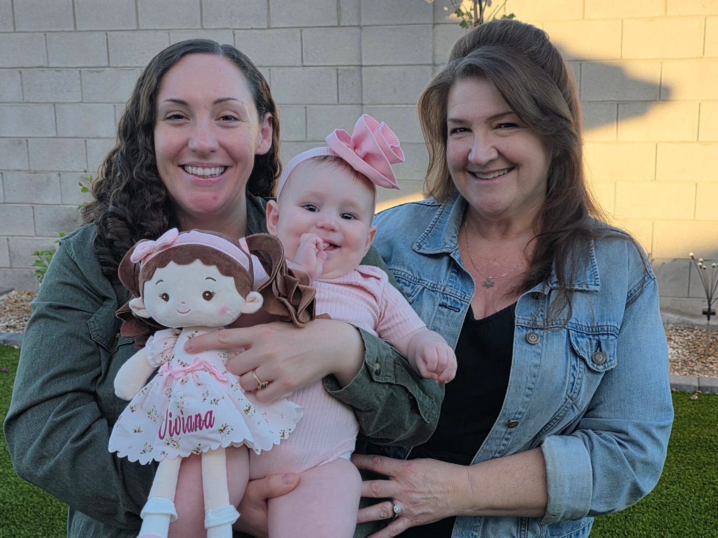 Customer photo review of Leyadoll Soft Plush Personalized Leya Doll, My First Baby Doll