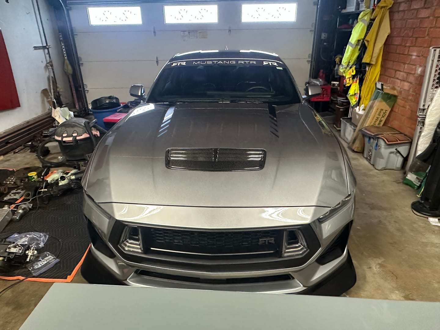 Customer photo review of 2024+ S650 Mustang Real Carbon Fiber Hood Vent | Direct Replacement - OEM Style