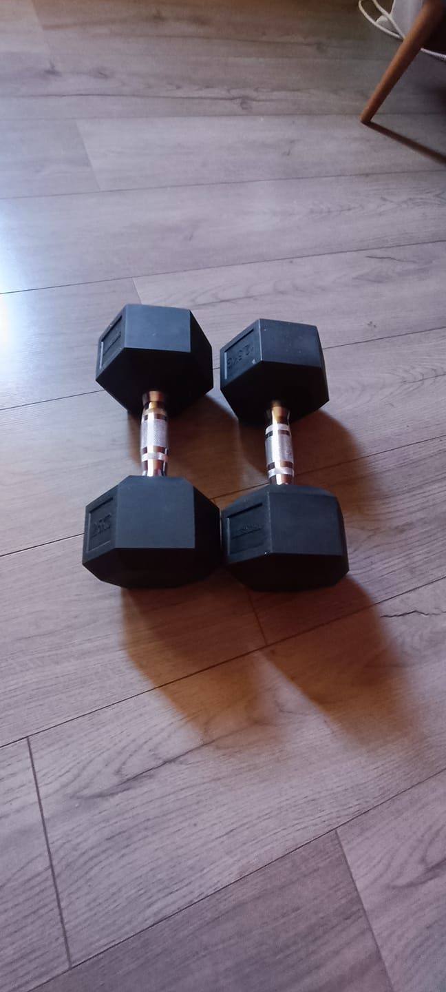Customer photo review of Mancuerna Hexagonal (2.5 a 50 kg) IRONSIDE