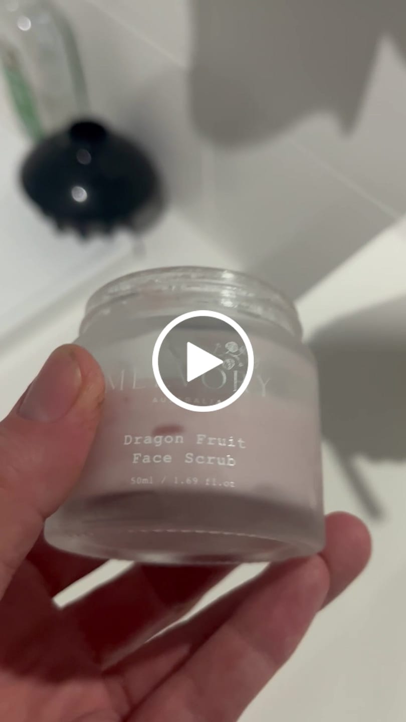 Customer video review of Dragonfruit Face Scrub