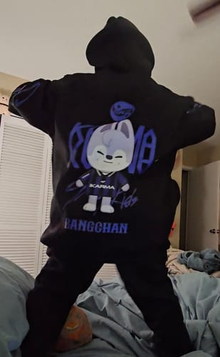 Customer photo review of KPOP KARMA 2025 Printed Zip Up Hoodie