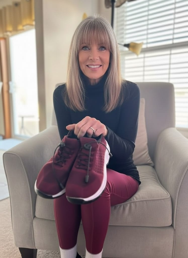 Customer photo review of Ortho Stretch Cushion Shoes Women - (BOGO)