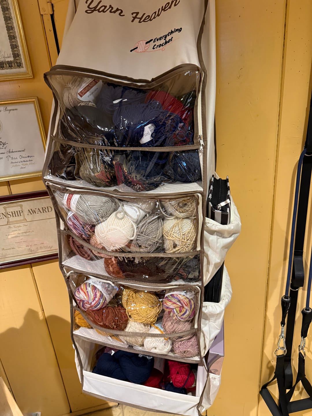 Customer photo review of Yarn Heaven Storage Bag