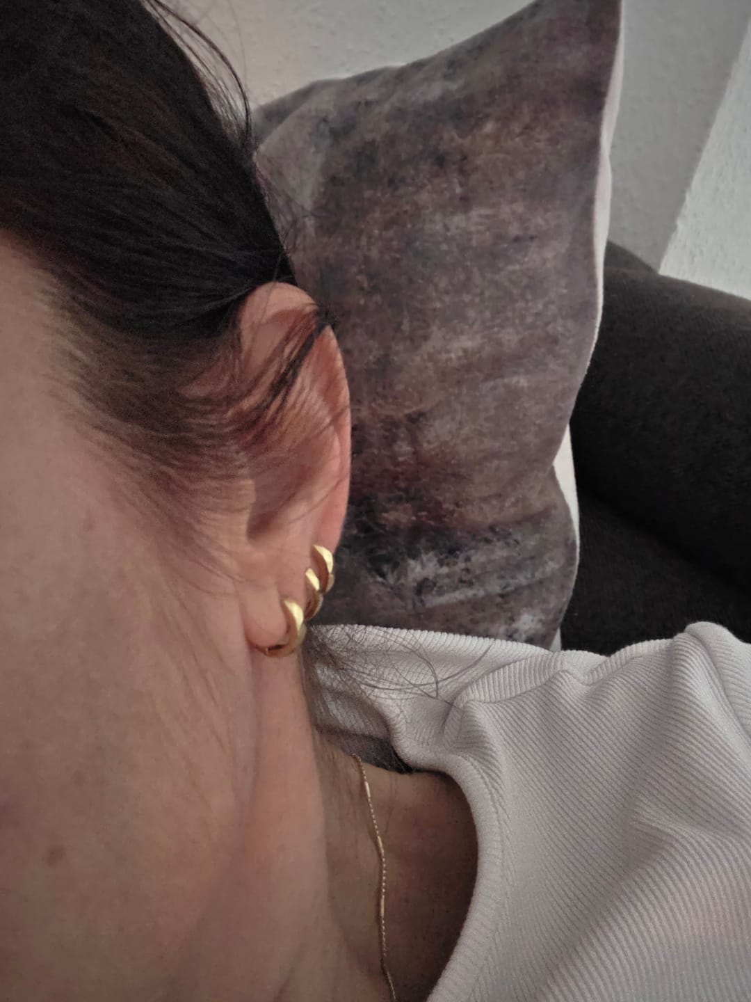 Customer photo review of Ivy Earrings