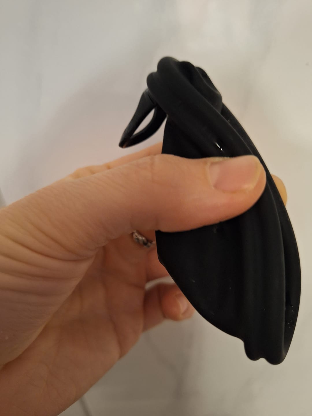 Customer photo review of femdisc Menstruationsscheibe mit Lasche