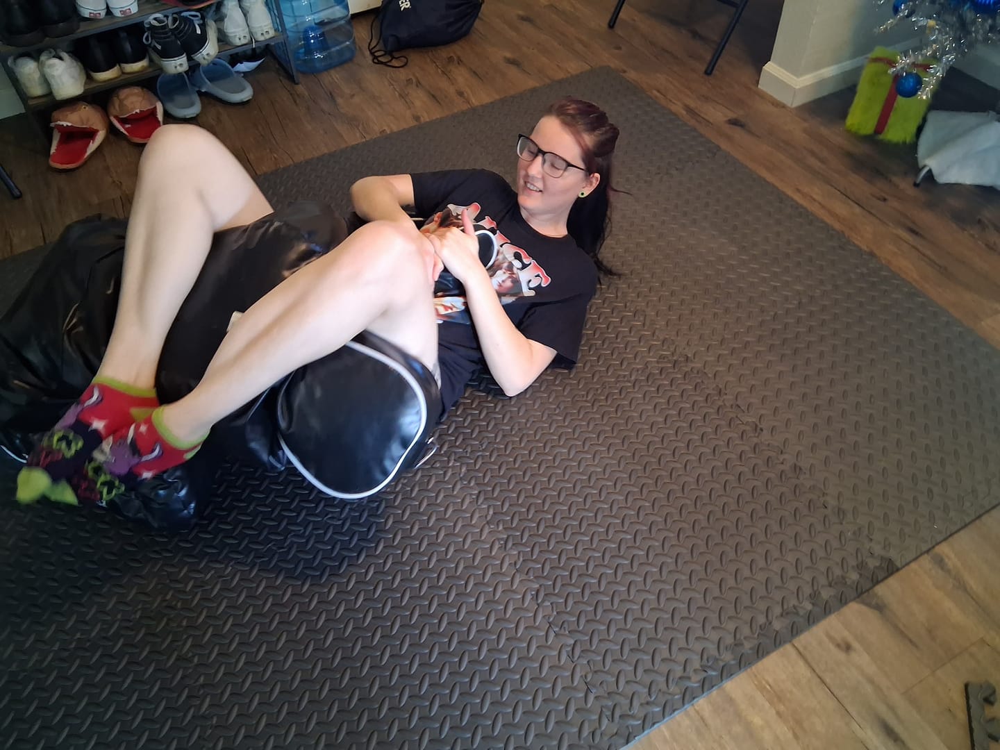 Customer photo review of Adults Essential BJJ Grappling Dummy – 5'7" (170 cm), Unfilled