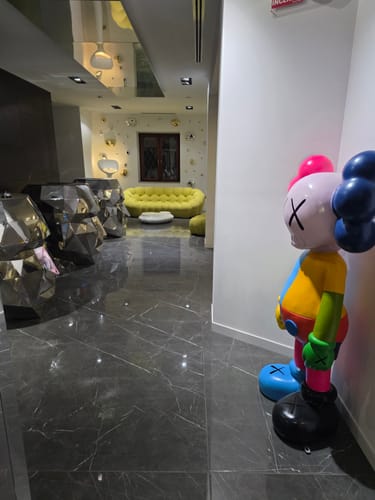 Customer photo review of Kaws Fiberglass Sculpture #WH067