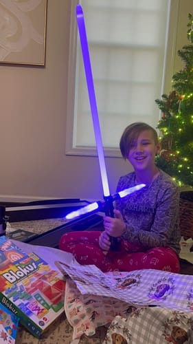 Customer photo review of The Kylo Stunt lightsaber