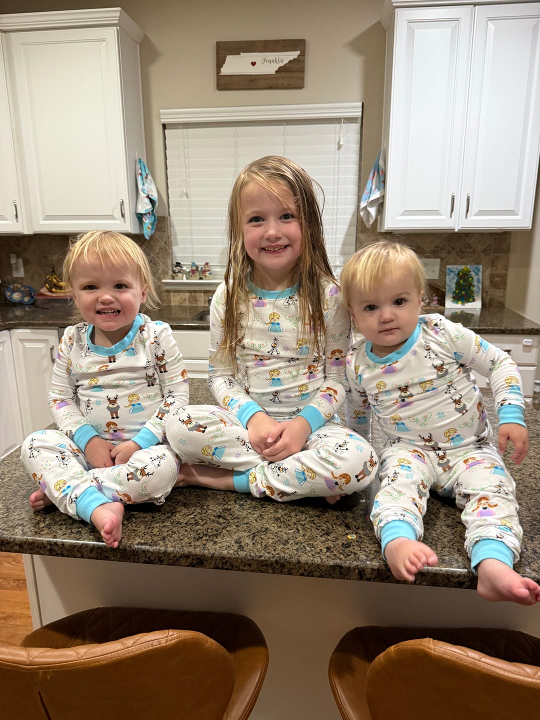 Customer photo review of Pumpkin Cluster Pink Gingham Pajamas