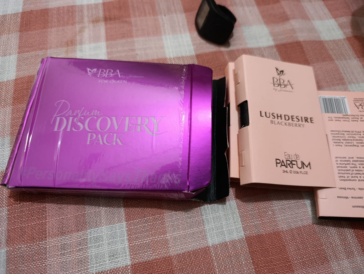 Customer photo review of Discovery Pack For Women - 2ml X 5 Perfumes