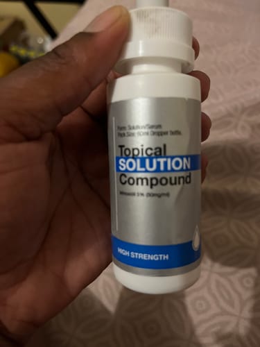 Customer photo review of Minoxidil High Strength (5%) SOLUTION, 3x60ml pack