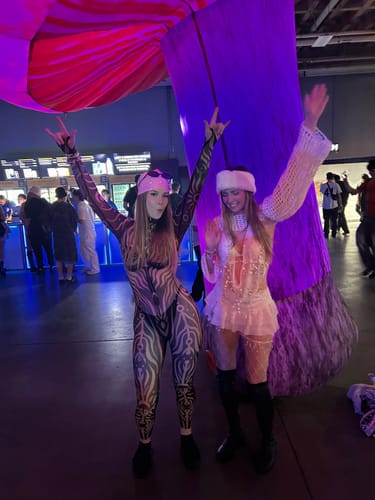 Customer photo review of Worship Night Mesh Costume