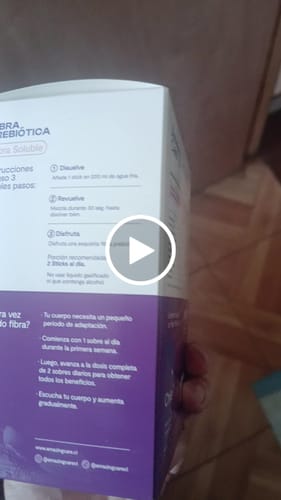 Customer video review of Fibra Prebiótica Sabor Berries 20 Sticks