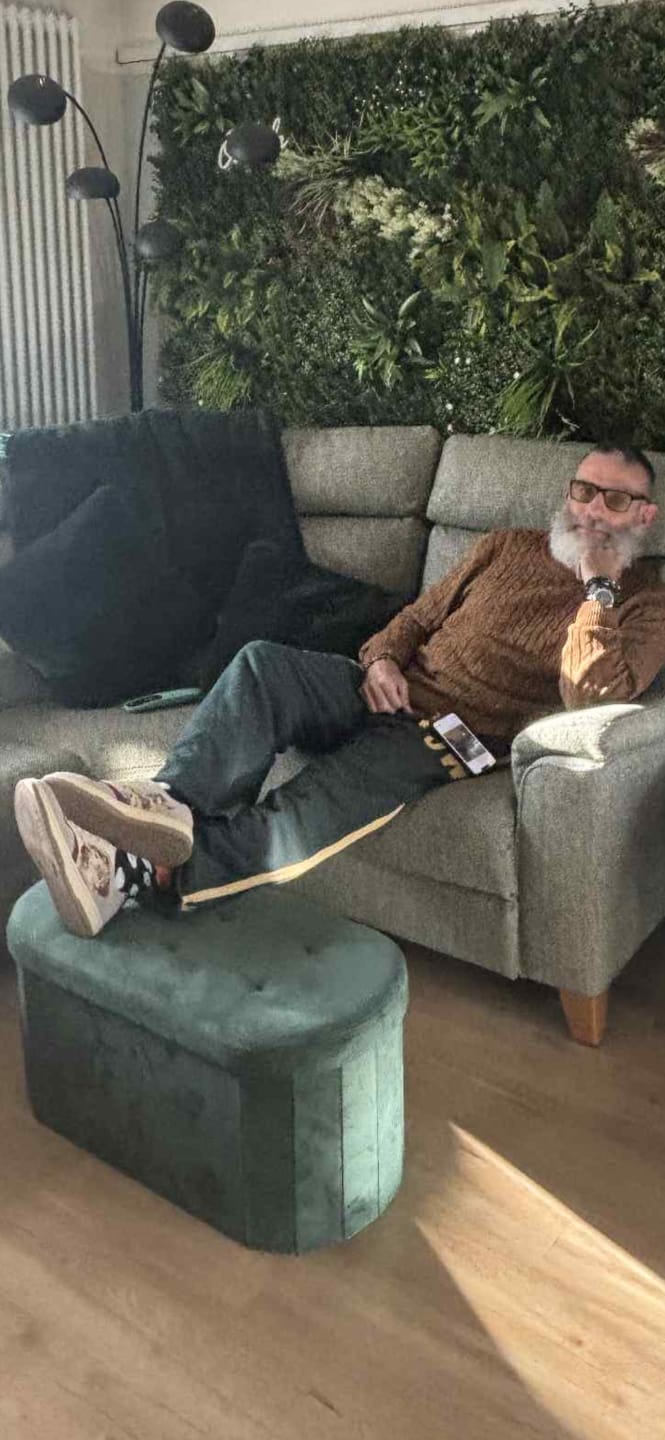 Customer photo review of The Creation of Adam Sneakers