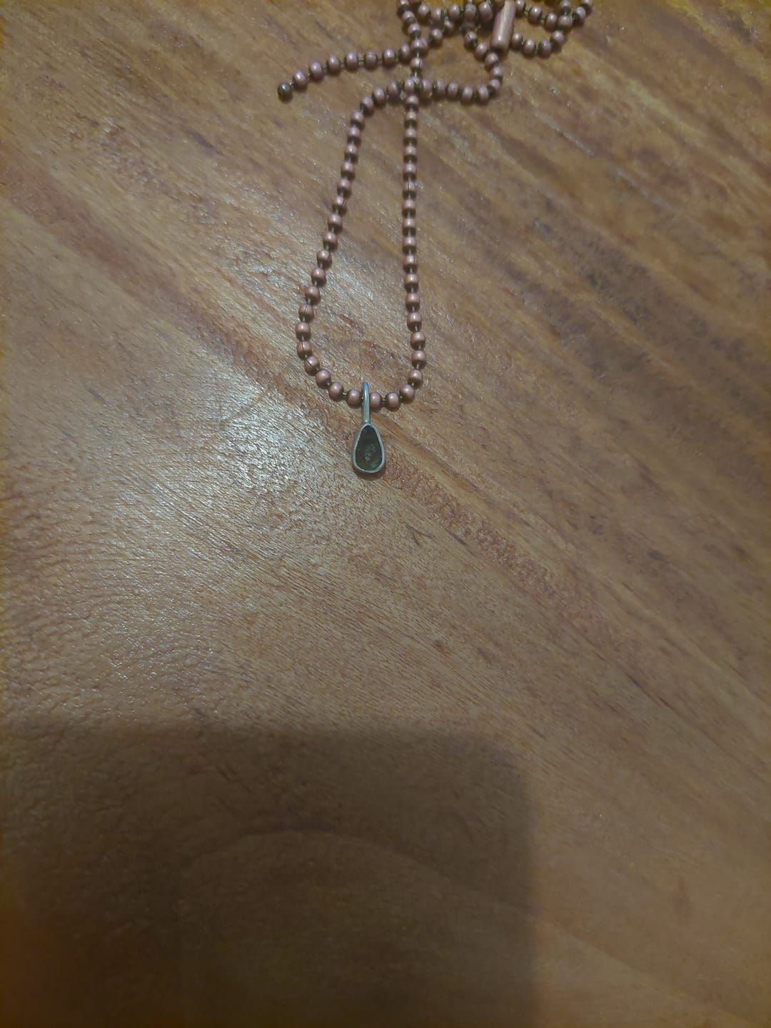 Customer photo review of Moldavite - Mini necklace pendant