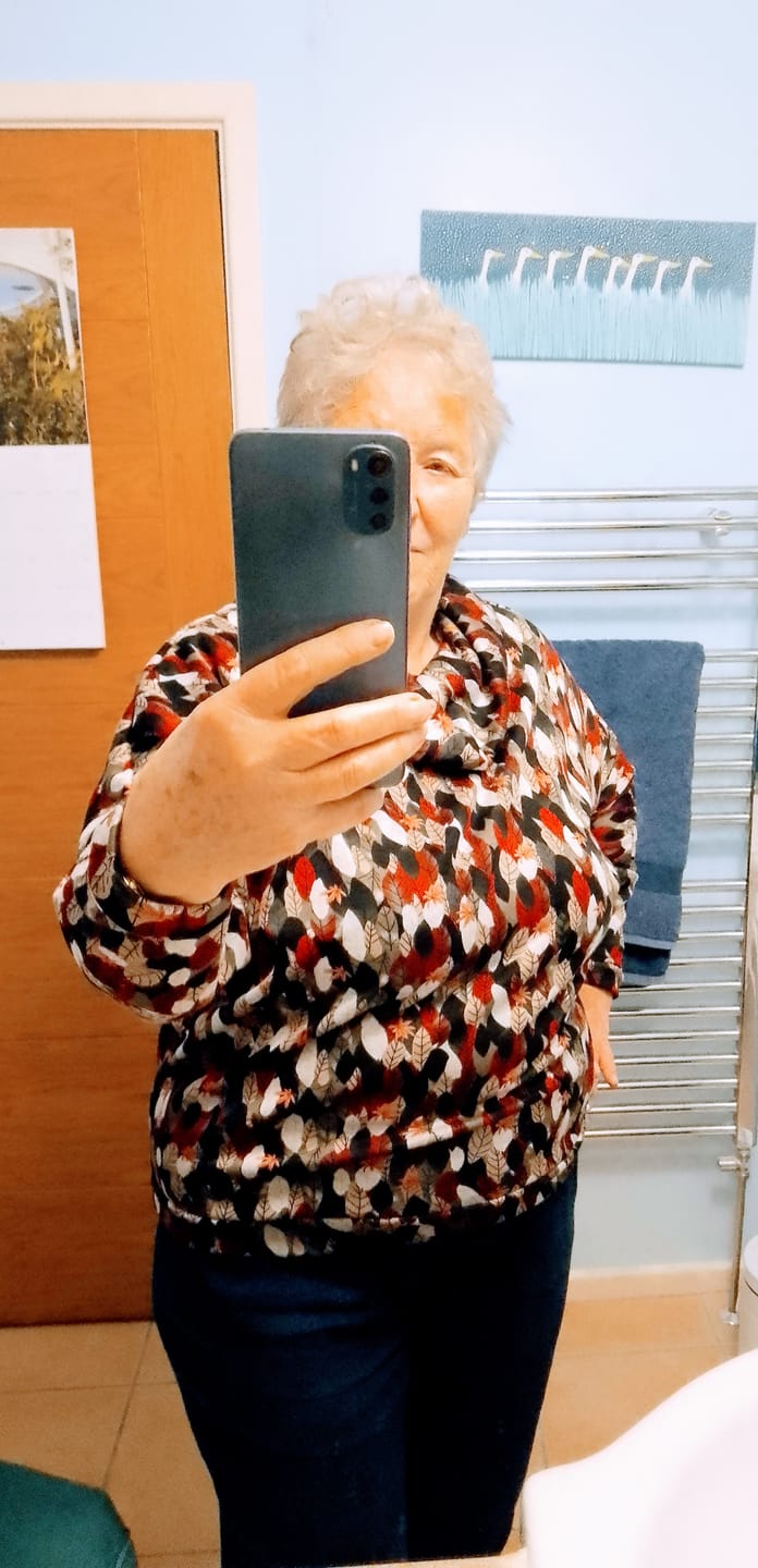 Customer photo review of Autumn Forest Digital Modal-Touch Jersey Fabric