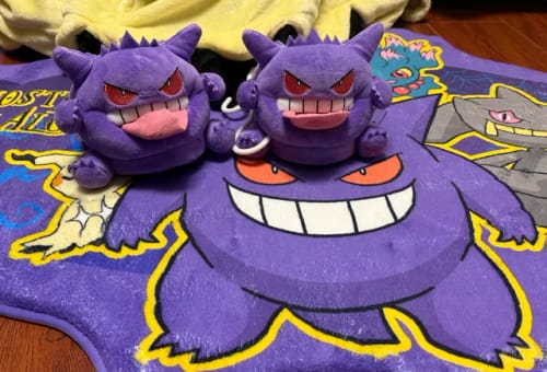 Customer photo review of Gengar Ghost Rug