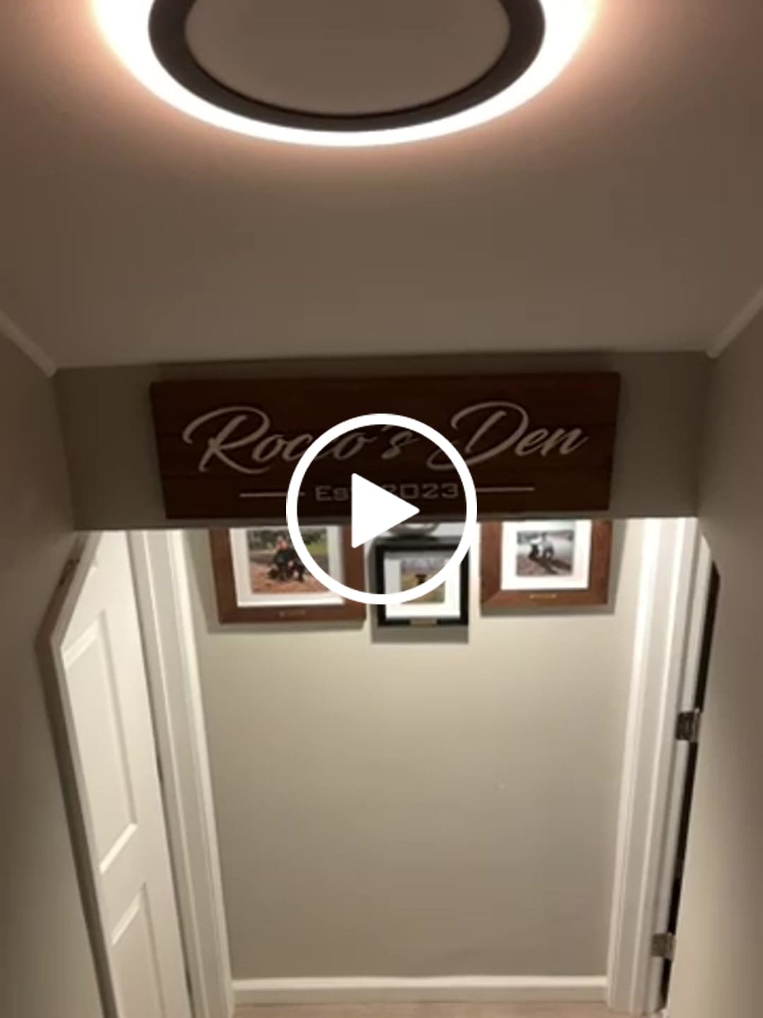 Customer video review of Custom Wooden Sign