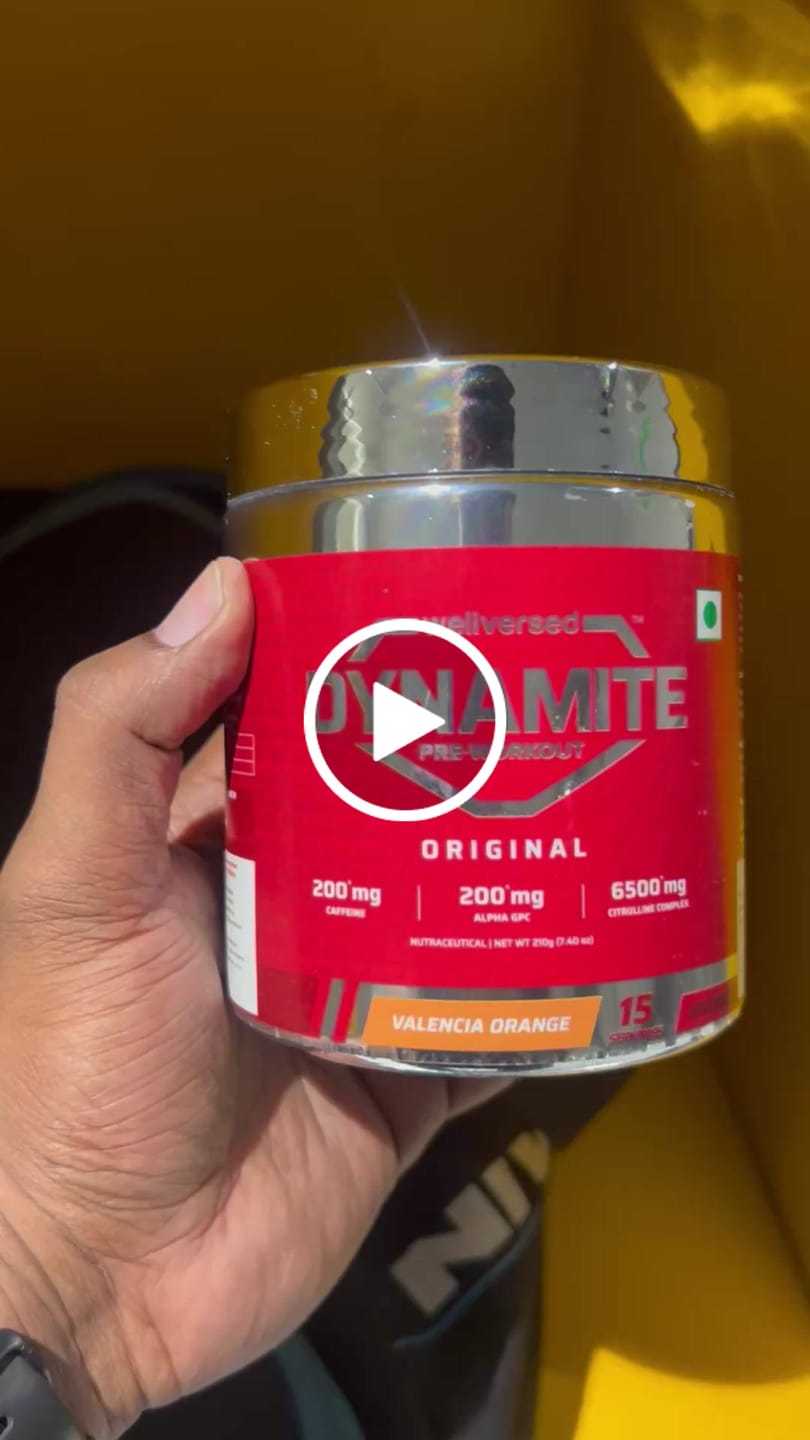Customer video review of Dynamite Pre-Workout | Valencia Orange - (210g, 15 Servings)