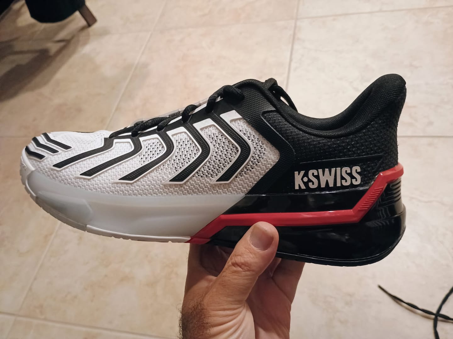 Customer photo review of Men's K Swiss Ultrashot 4 Tennis Shoe