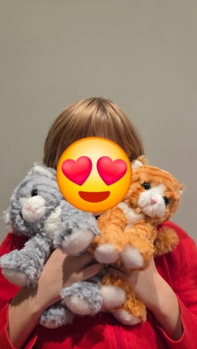 Customer photo review of Kosedyr Katt Mojje | Teddykompaniet