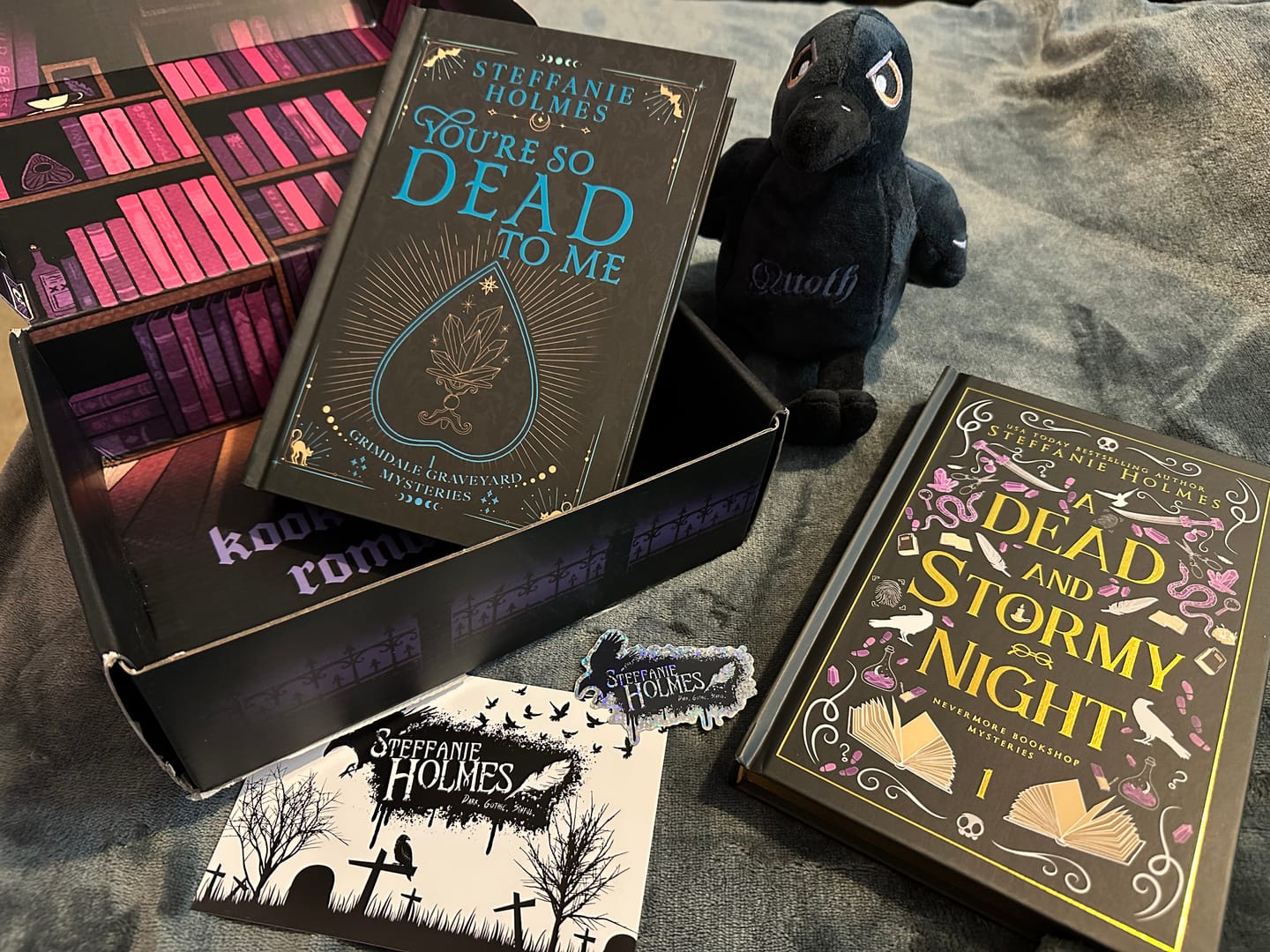 Customer photo review of Quoth the Raven Plushie