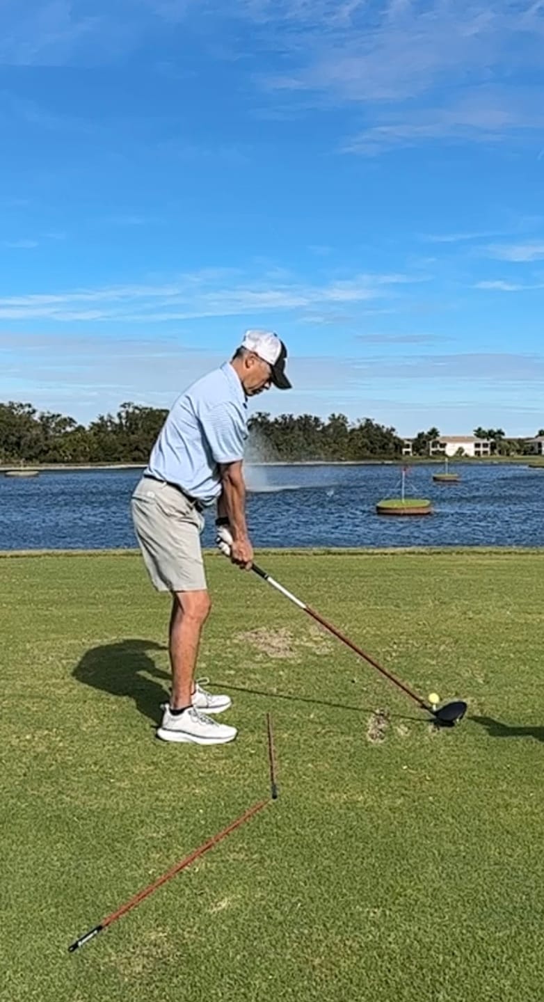 Customer photo review of STRIVON POD - The smartest way to film your golf swing