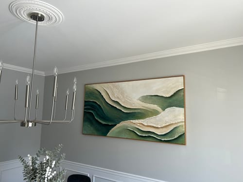 Customer review photo for Plaster Art Texure Painting #SG537