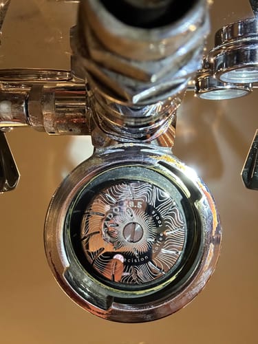 Customer photo review of High Diffusion Espresso Shower Screen - LM, E61, HX, MV