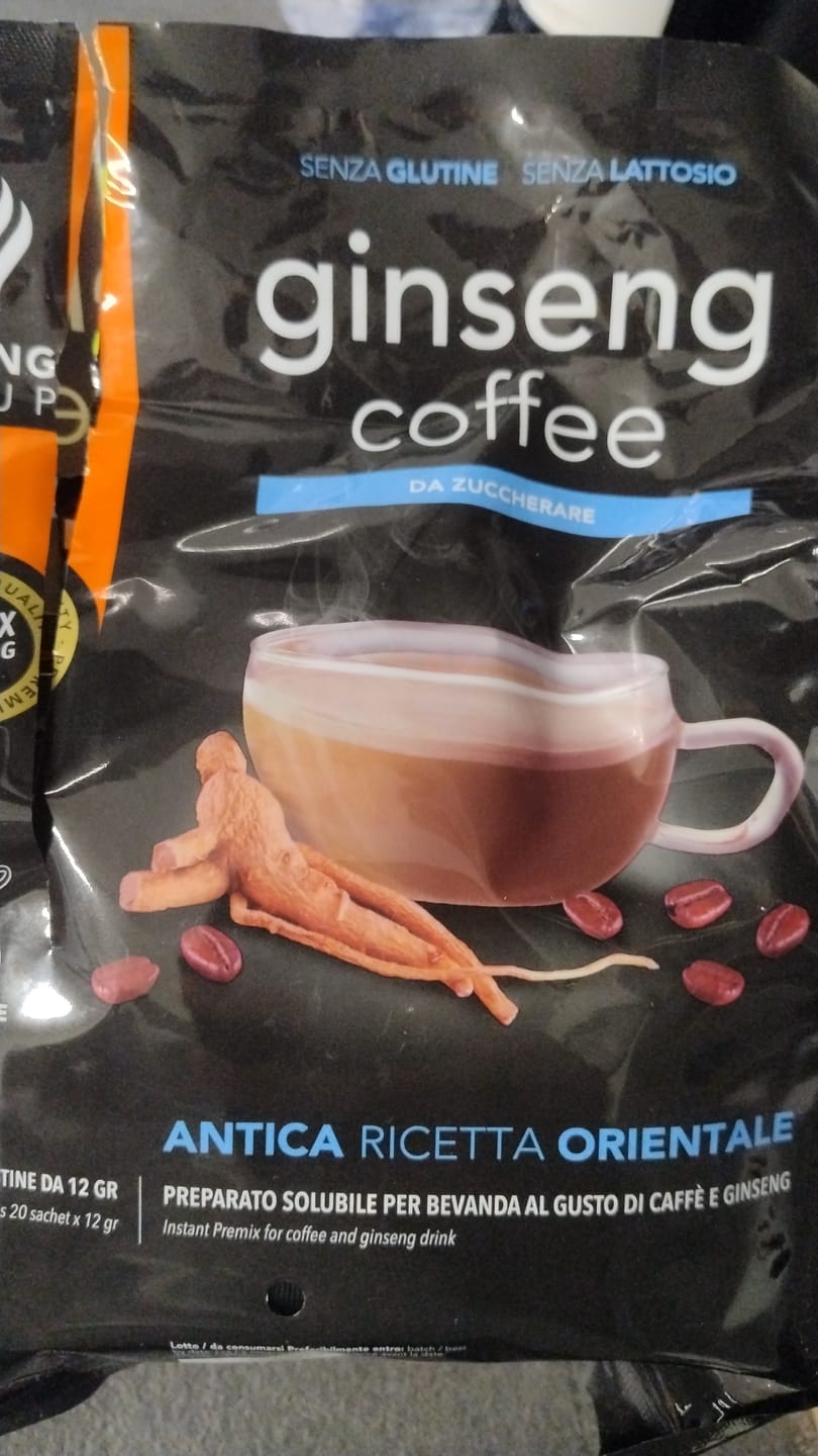 Customer photo review of Caffè al Ginseng - 20 bustine solubili da zuccherare