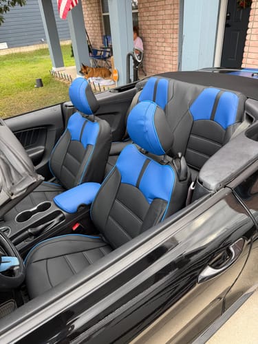 Customer photo review of Premium Custom-Fit Seat Covers