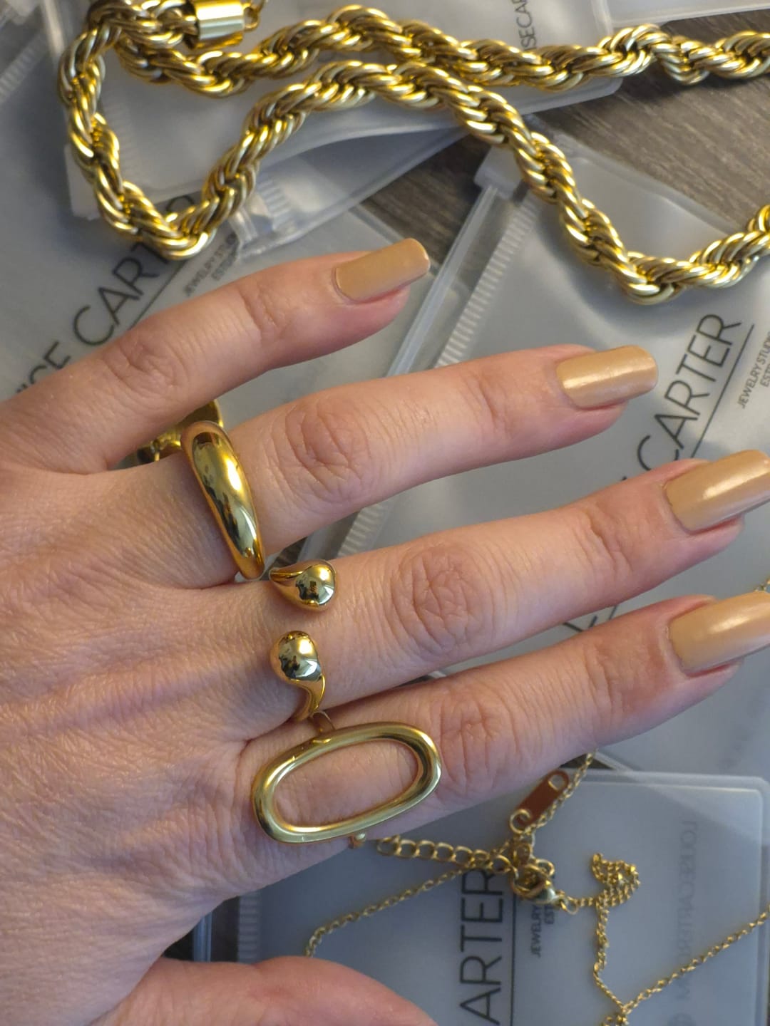 Customer photo review of Coco Rope Necklace