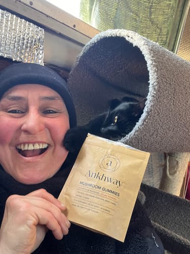 Customer photo review of Mushroom Gummies