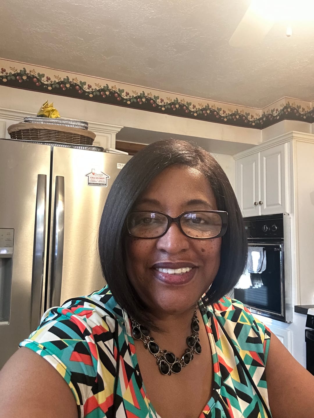 Customer photo review of Sensationnel Curls Kinks Textured Glueless HD 13x6 Lace Front Wig - 13x6 KINKY BOB 9" - Kinky Edges
