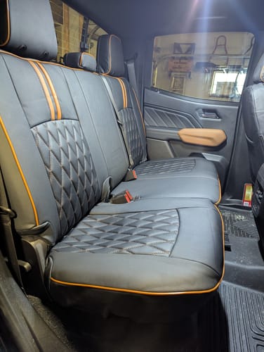 Customer photo review of Premium Custom-Fit Seat Covers