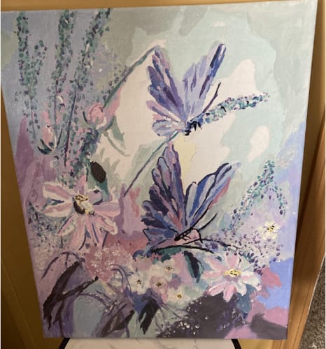 Customer photo review of Custom Landscape Paint By Numbers