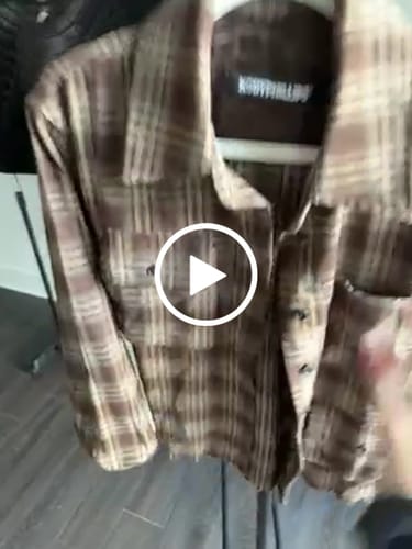 Customer video review of Cargo Shirt- BROWN FLANNEL