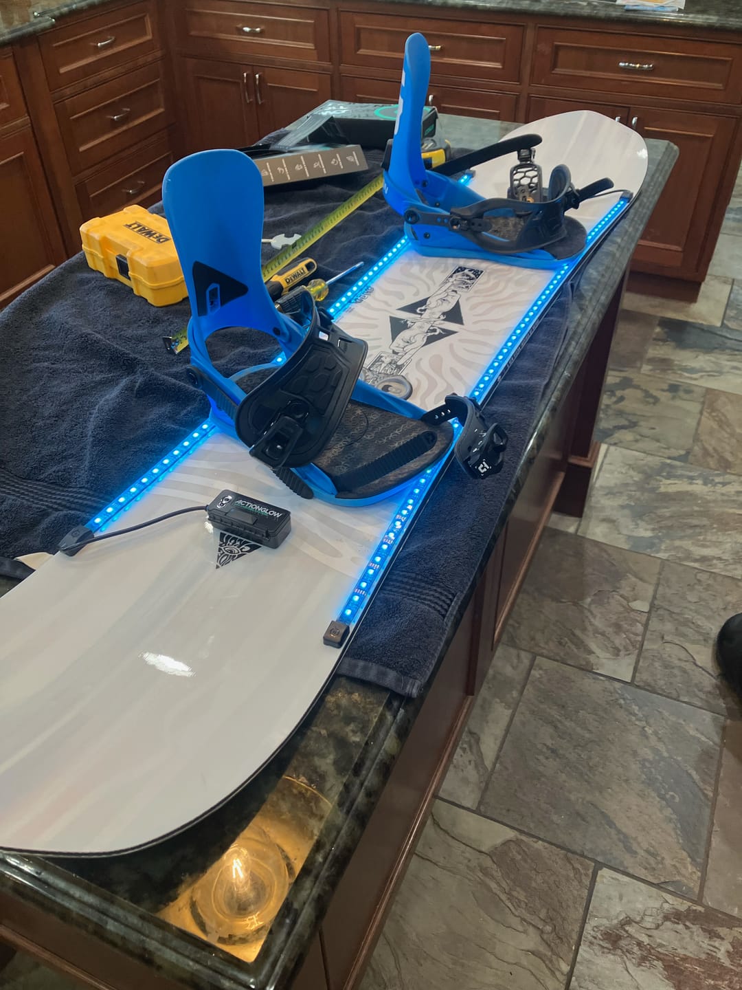 Customer photo review of LED SNOWBOARD SYSTEM
