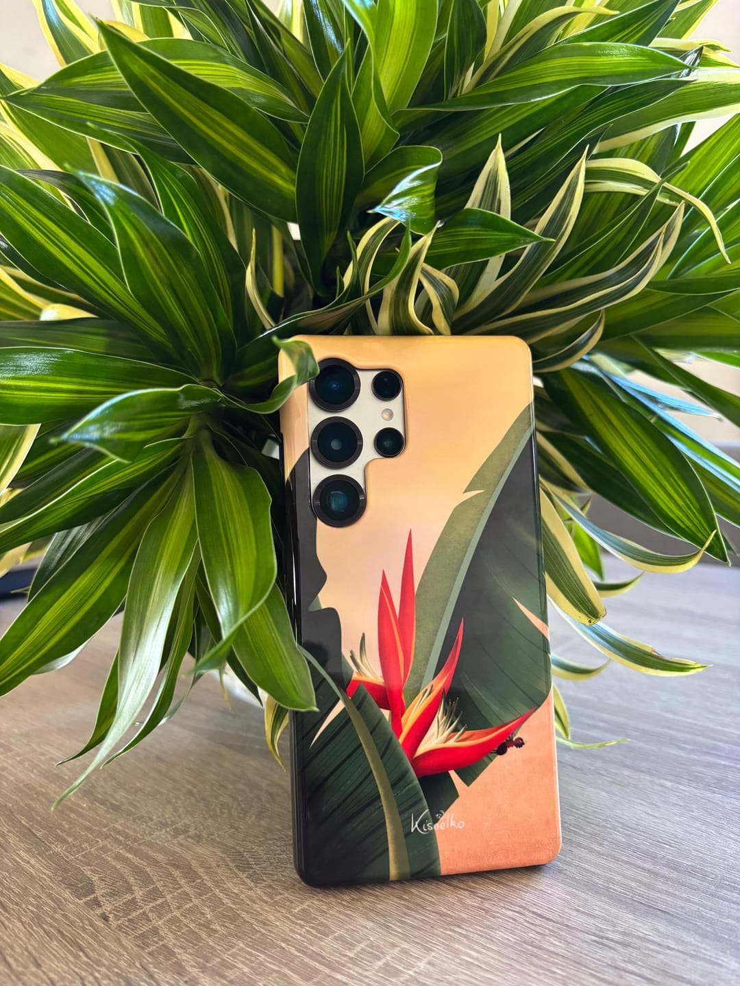 Customer photo review of Coque Heliconia