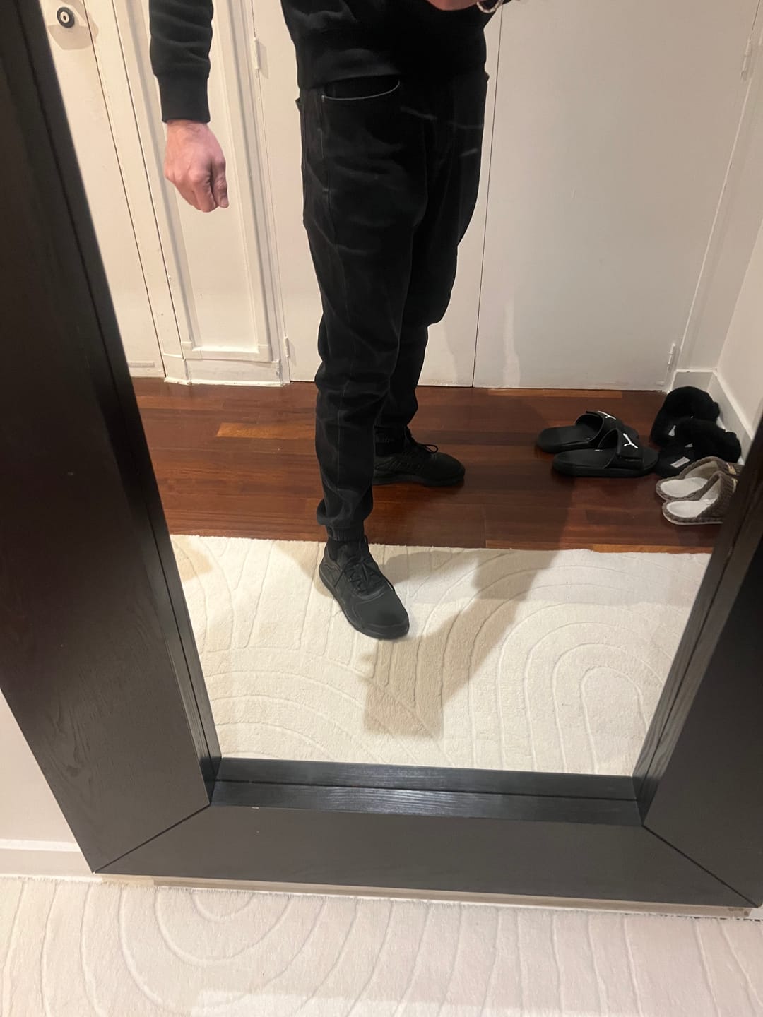 Customer photo review of DARK – Jogpant Denim – Stone