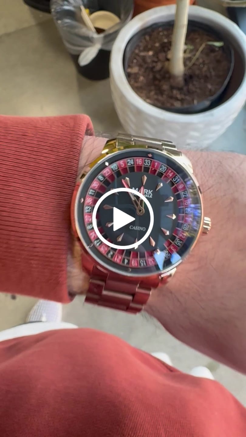 Customer video review of Mark Fairwhale 5031 ROULEX Casino Watch – Luxury Roulette Timepiece