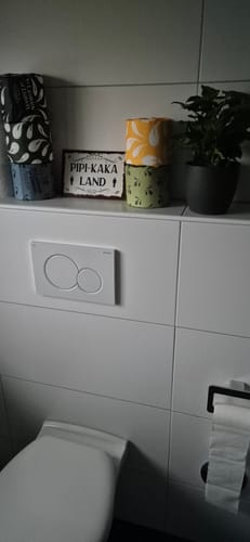 Customer photo review of 100% Bamboo Toilet Paper - 3ply -  40 meters