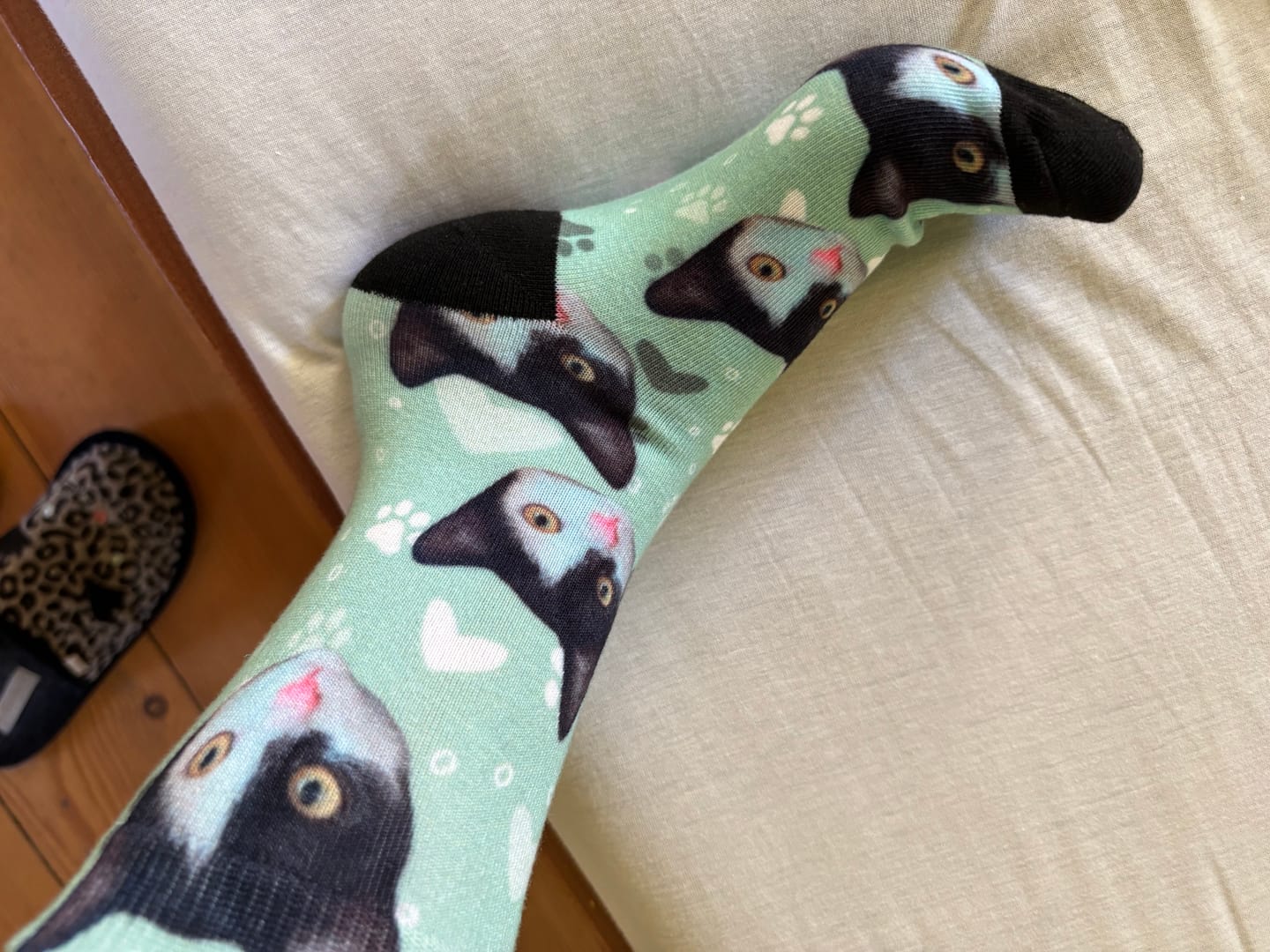Customer photo review of Dein Foto - Individuelle Socken
