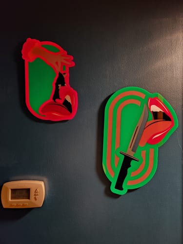 Customer photo review of Fatal Attraction Mega Wall Art & Mirror Gift