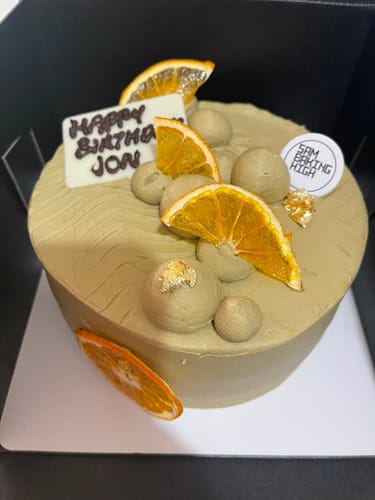 Customer photo review of [TEA LOVER] Hojicha&Mandarin Cake