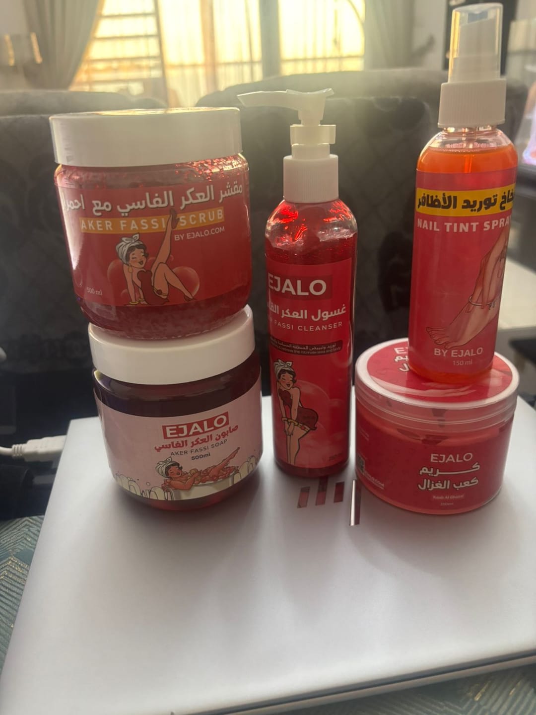 Customer photo review of Aker Fassi Set - 6 tinting products
