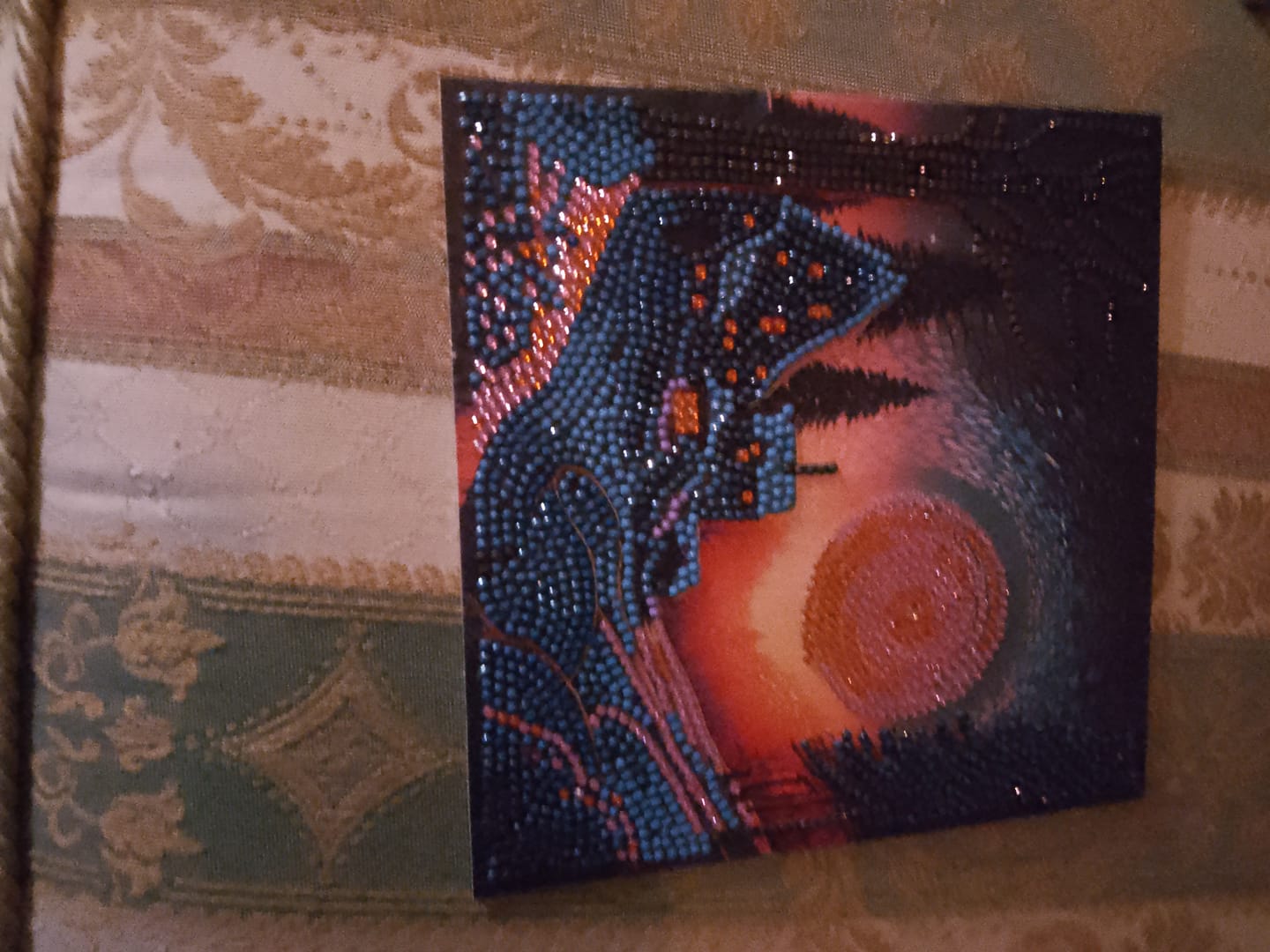 Customer photo review of "Enchanted Forest" Crystal Art Card 18x18cm